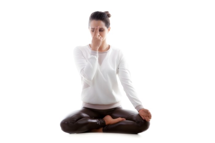 Breathing meditation exercises breath deep deepen practice chest close 6th