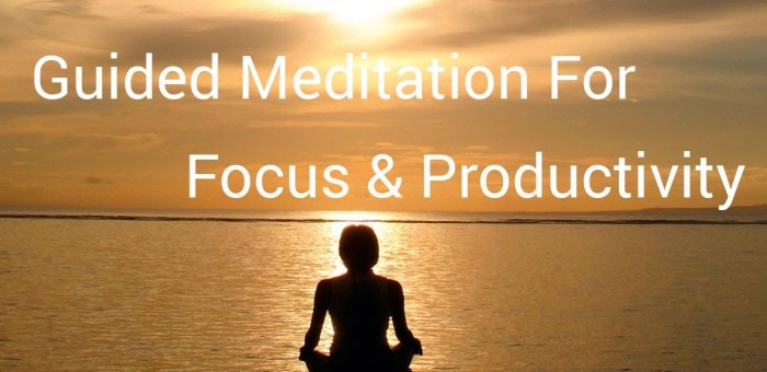 Guided concentration thejoywithin